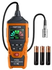 Toptes Pt520A Natural Gas Detector Gas Leak Detector 17-Inch Gooseneck Locating