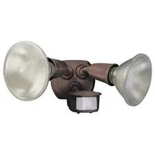 Designers Edge L6003br Motion Light, 180 Degree, 70 Ft, Brz, 16In L