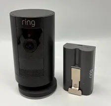 Ring Stick Up Cam Battery HD Security Camera (3rd Gen)(5UM7E5) - Black