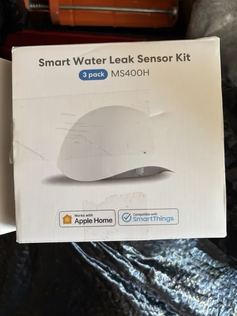 Meross Smart Water Sensor Alarm 3 Pack, WiFi Water Leak Detector Apple HomeKit