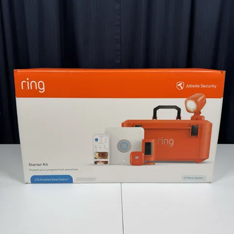Ring Jobsite Security 5-Piece Camera System Starter Kit Orange - NEW Sealed