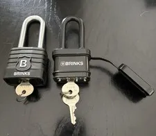 2 Brinks Padlocks