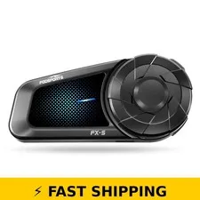 Fodsports FX-S Motorcycle Bluetooth Headset V5.4 - Black