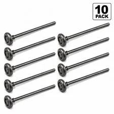 Garage Door Roller 9" Long Stem for 2" Track Steel Commercial Grade (10pcs)