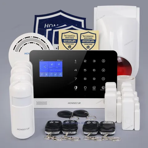 HOMSECUR Wireless WIFI 4G SMS Autodial Home House Alarm System