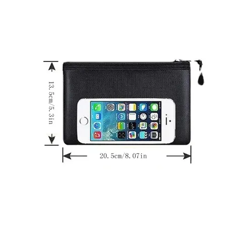 Fireproof Money Bag Flame Resistant Waterproof Document File Pouch Cash Bank Dep