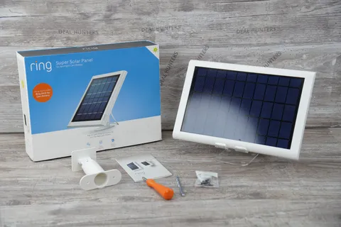 Ring Solar Panel Rechargeable Power for Select Ring Cameras - White