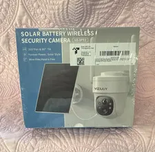 VIZUUY VZ-3PT2 2K PTZ Solar/Battery Wi-Fi Cam Night Vision 2-Way Audio