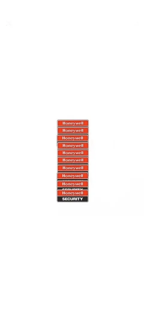 (10)TEN Authentic Honeywell Security Window Door Decal Sticker Burglar Alarm OEM