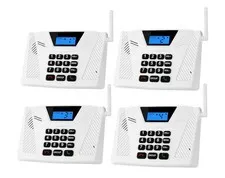 SANZUCO Wireless Intercom System 4 Pack Full Duplex Hands Free 5300ft