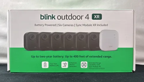 Blink Outdoor 4 XR  (6) Camera System w/Sync Module Included - New & Sealed