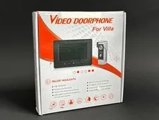 AMOCAM 7 Inch Wired Video Intercom Doorbell System Dual Way Monitor Kit