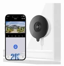2K Window Security Camera WiFi Indoor Outdoor Night Vision Motion Detection