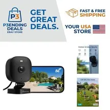 Waterproof 4MP Security Camera with HD Video & Motion Activated Spotlight
