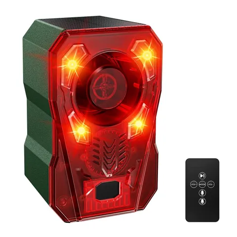 Solar Outdoor Motion Sensor Alarm - Dog Barking Alarm for Farm Yard