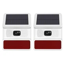 Solar Wireless Motion Sensor Alarm,Driveway Alarm Outdoor Waterproof Alert 12...