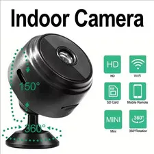 Wireless HD Mini Wifi Security Camera Night Vision Pet Baby Monitor Recorder