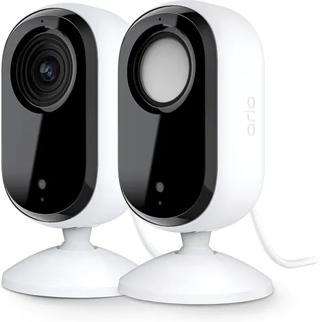 Arlo Essential Indoor Security Camera 2K (2Nd Gen, 2023 Release) - Wired Plug-In