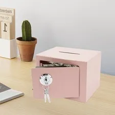 Free Standing Small Safe Box Safe Storage Box Cash Cabinet with Drop Slot
