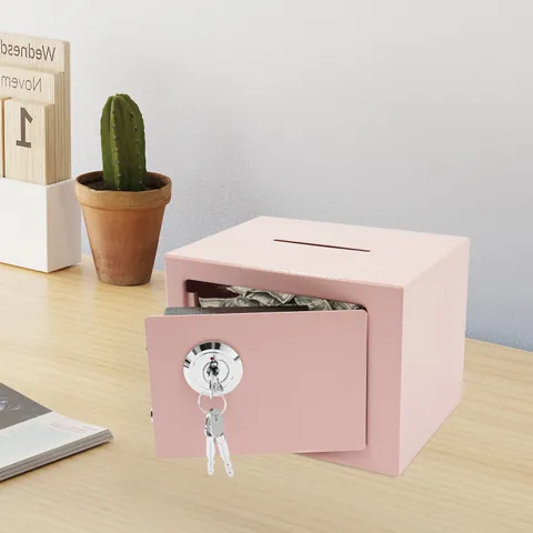 Free Standing Small Safe Box Safe Storage Box Cash Cabinet with Drop Slot