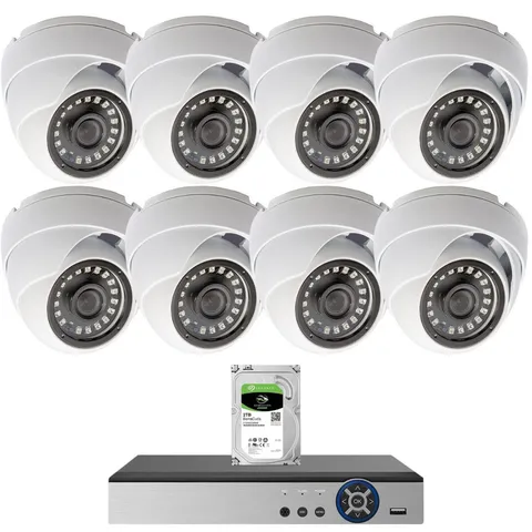 Evertech 8 Channel HD 1080p CCTV Security Surveillance Camera System Office 2TB