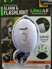 Keychain safety Alarm and Flashlight