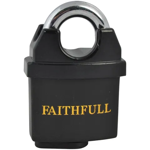 Faithfull LS 05 PVC Coated Brass Lock 50mm