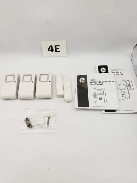 (2) GE 56789 Home Window or Door Chime or Alarm - Battery Operated, No Wiring 