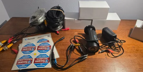 NEW 4 Pro Series Cameras Swann Pro-530 Security Cam w/Cables & A/C Adapter