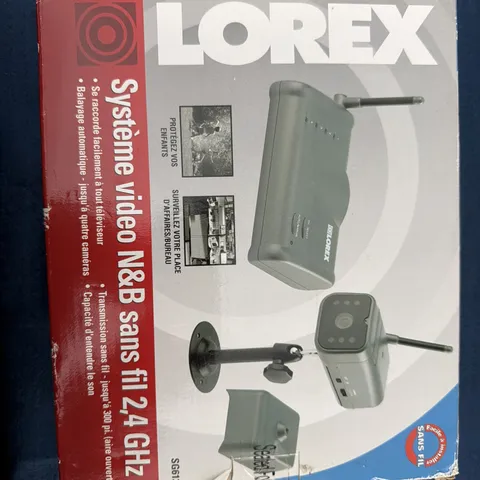 Lorex Wireless Black & White Video System 2.4 GHz BRAND NEW, NEVER OPENED *