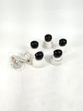 Lot of 5 YI Dome 1080p Home Security Dome Camera w/ Adapter Power - Working
