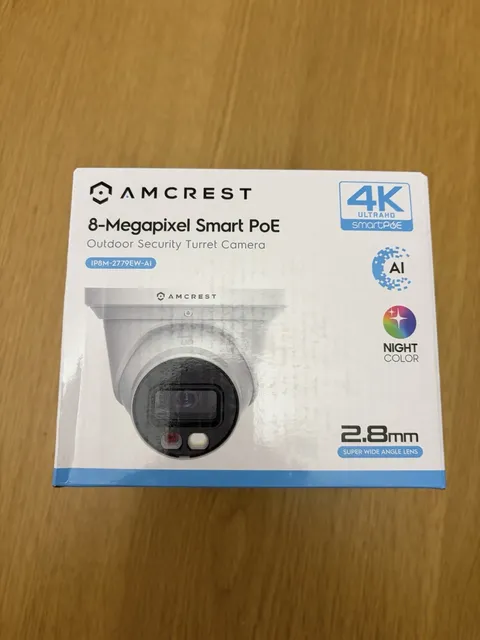 Amcrest UltraHD 4K 8MP Outdoor Security Camera 50024-04297