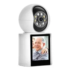 KERUI 2MP HD PTZ WIFI IP Camera Video Calls w/ 2.8 Inch IPS Screen Home Security