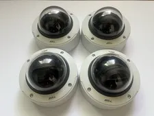 *LOT OF 4* Axis Dome Network Security IP PoE Camera P3245-LVE 01593-001 9mm