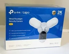 TP-Link Tapo 2K Wired WiFi AI Outdoor Surveillance Security Floodlight Camera