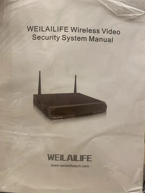 WEILAILIFE Wireless 10CH NVR 8-Cam IP System 4TB AI Human Night Vision H.265