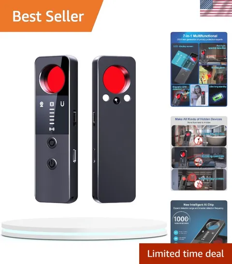 Advanced 7-in-1 Bug Sweeper with Long Battery Life for On-the-Go Surveillance