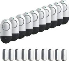 Window Alarm Sensors, Door Alarms for Home Security Loud, 120DB Pool Window a...