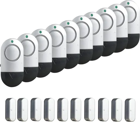 Window Alarm Sensors, Door Alarms for Home Security Loud, 120DB Pool Window a...