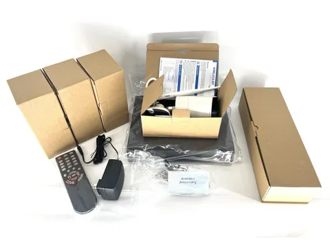 MAYSLY Home Security Camera System Surveillance With Wires & Remote See Descrip.