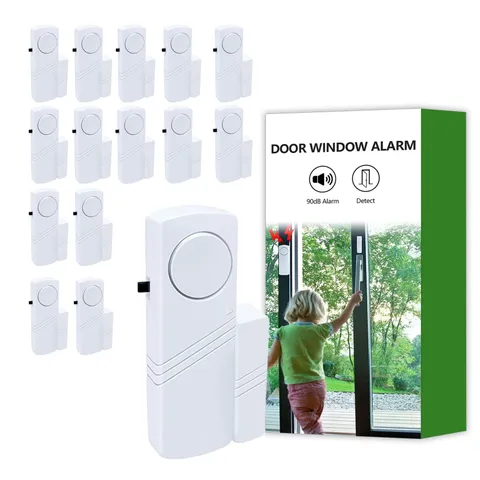 90dB Door Window Alarm Sensors - Home Security Burglar Alarms for Kids Safety (1