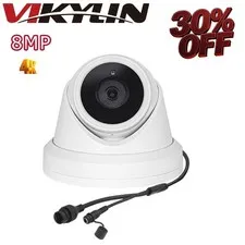 VIKYLIN CCTV Mini Night Version POE 8MP 4K Security Camera ONVIF Outdoor/Indoor