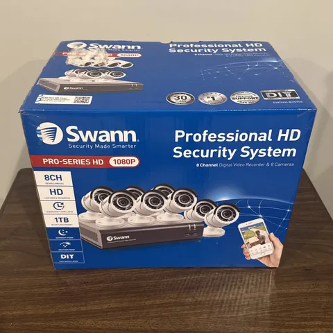 Swann - 8 Camera Pro Series 1080P -  HD Security System With 1 TB HDD