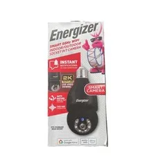 Energizer Smart Wi-Fi Indoor Outdoor Bulb Socket P/T Camera 56Hz Standard Socket