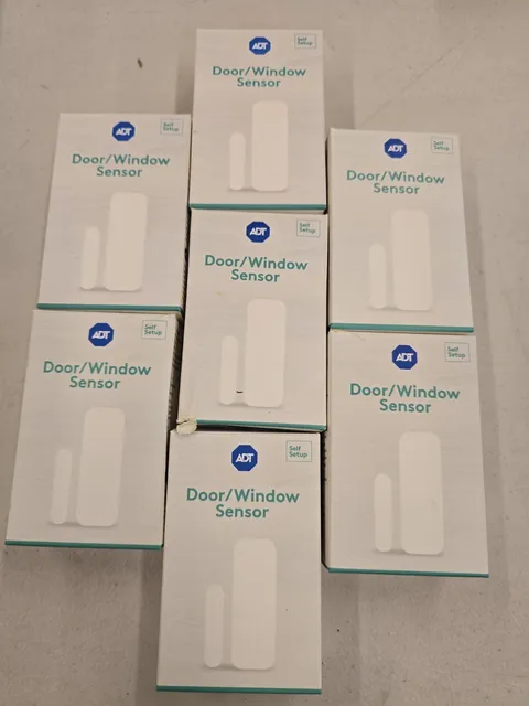 ADT LOT of 7 Door Window Sensors SSH1R0-29-S, 1 Motion Sensor SSM1R0-29-S New
