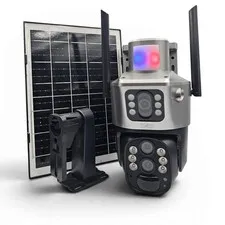 4G Solar Camera with GSS Ultra SIM | 8MP External, 10X Zoom and 8W Panel