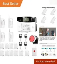 Reliable 3/4G GSM Home Alarm System - Emergency Auto Dial with SMS Alerts