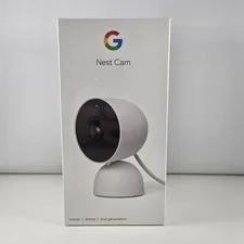 Google Nest Cam Indoor Wired 2nd Gen GA01998-AU 1080p HDR Smart Security Camera