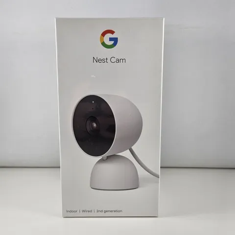 Google Nest Cam Indoor Wired 2nd Gen GA01998-AU 1080p HDR Smart Security Camera