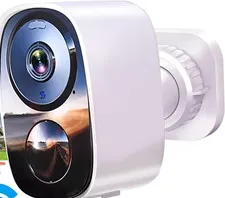 Enhanced 2K UHD Security Camera Wireless Outdoor Free Cloud White NEW